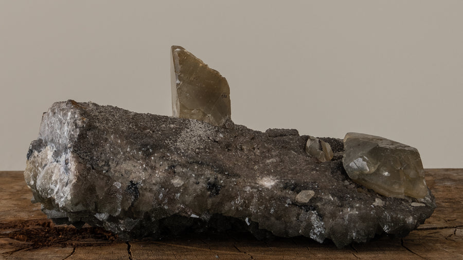 CALCITE & FLUORITE MINERAL SPECIMAN