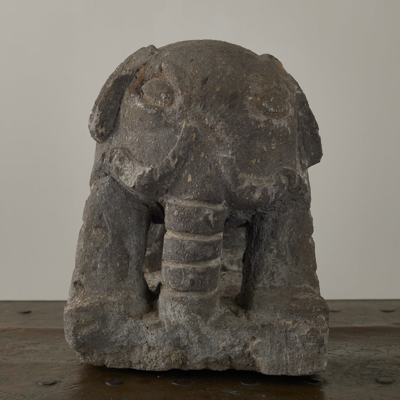 CARVED STONE ELEPHANT