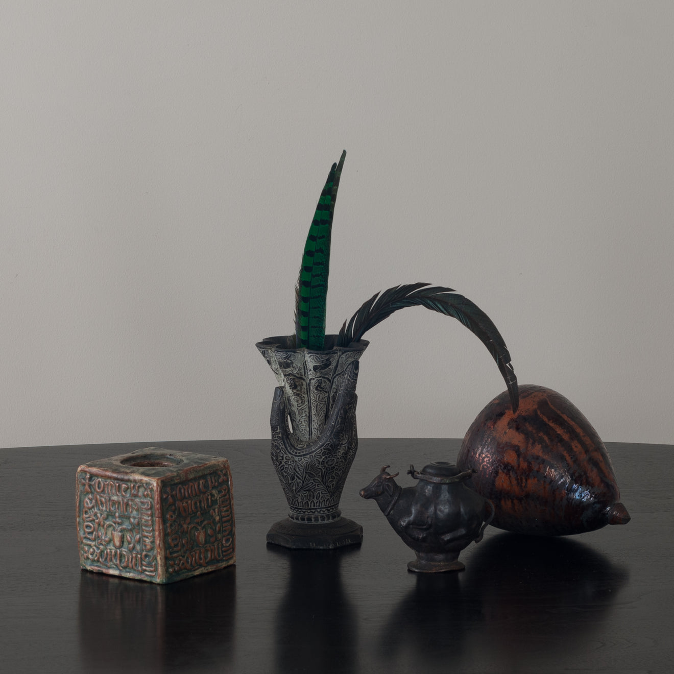 Inkwell by Mercer Moravian Tile Works