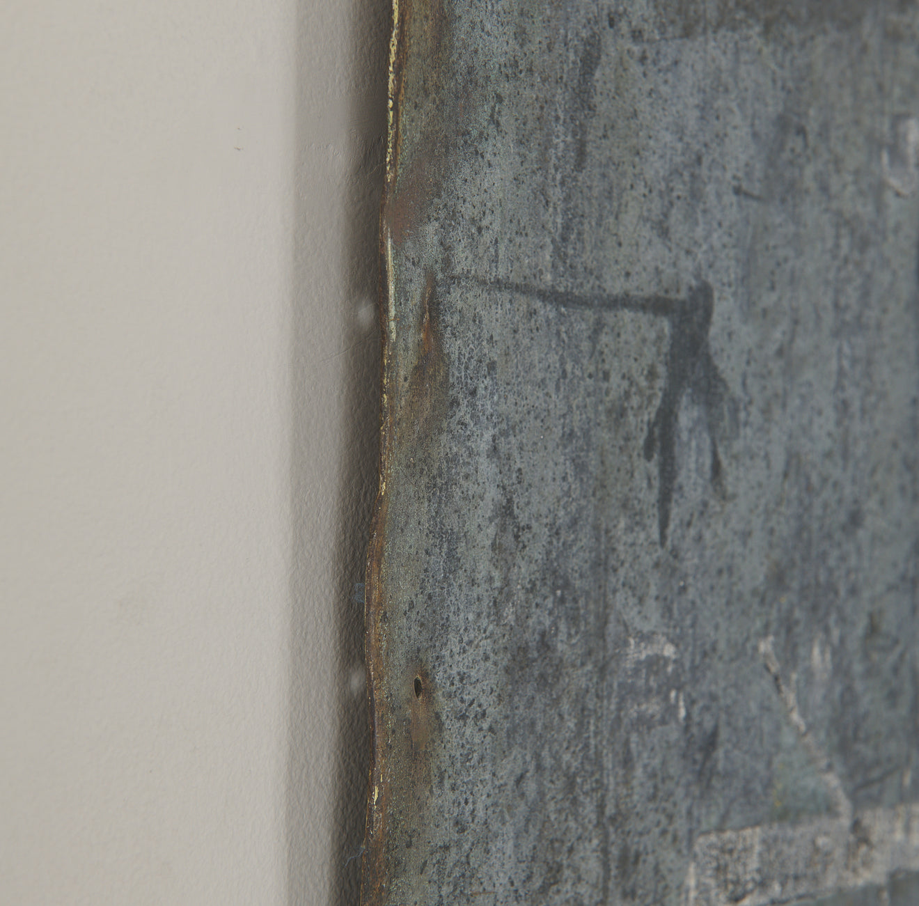 LARGE GALVANIZED CLOCK FACE