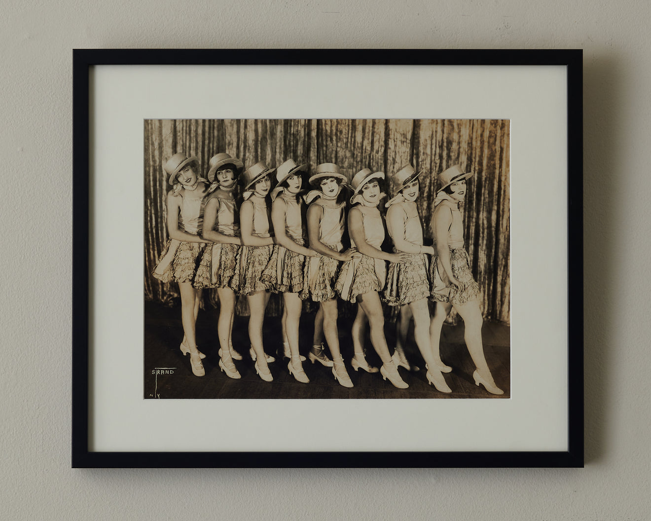 COLLECTION OF 10 BURLESQUE DANCING GIRL PHOTOGRAPHS
