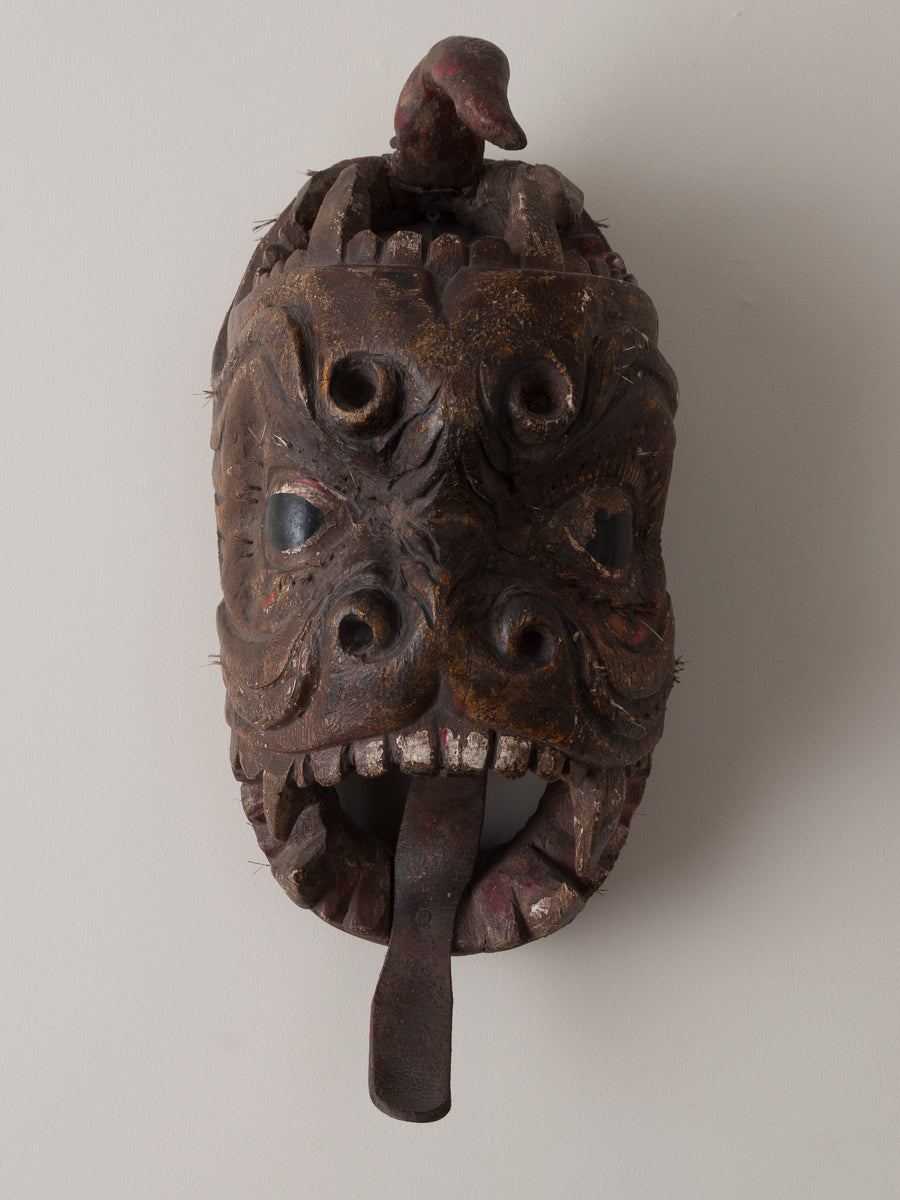 DOUBLE FACE GUERRERO CEREMONIAL MASK