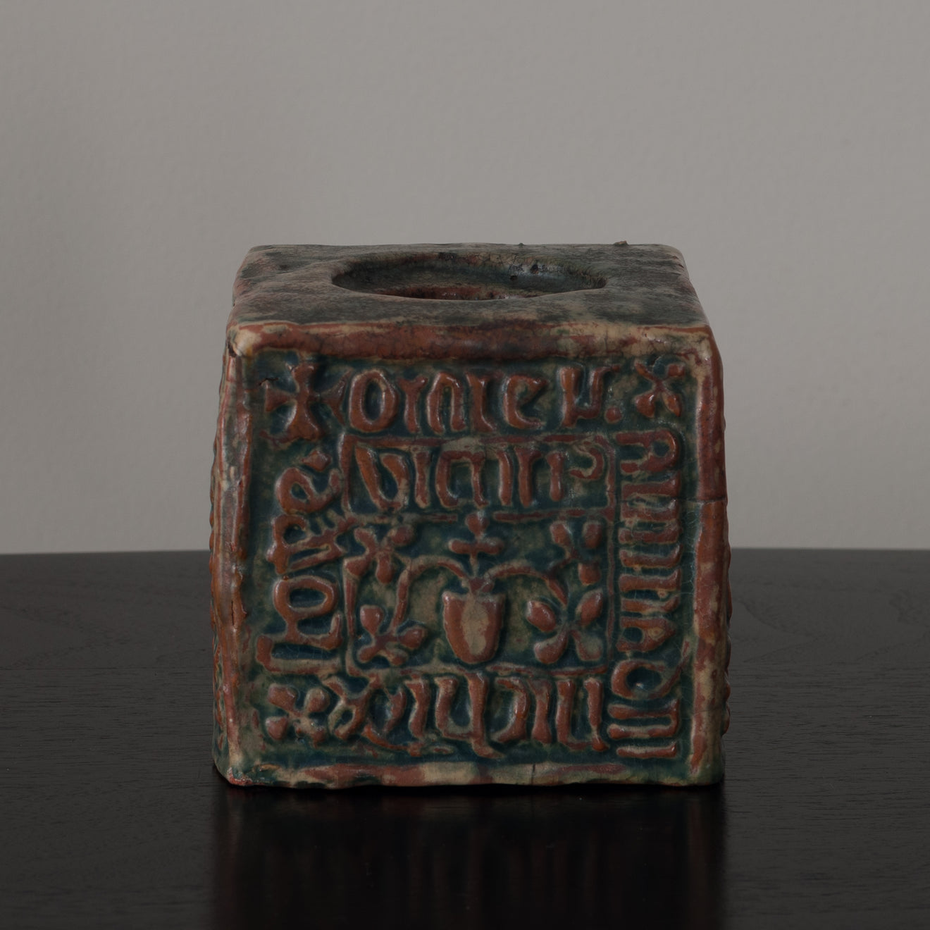 Inkwell by Mercer Moravian Tile Works