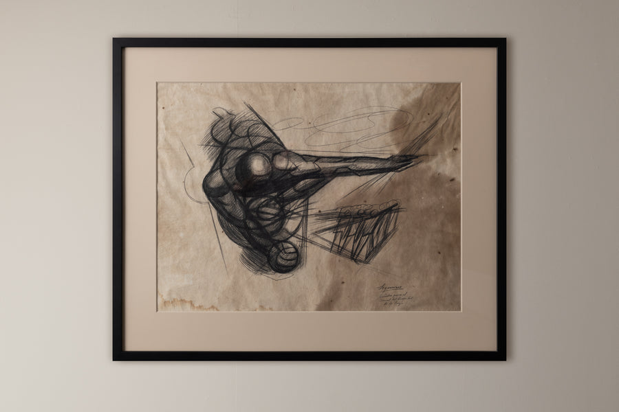 David Alfaro Siqueiros (b.1896- 1974), Signed Sketch