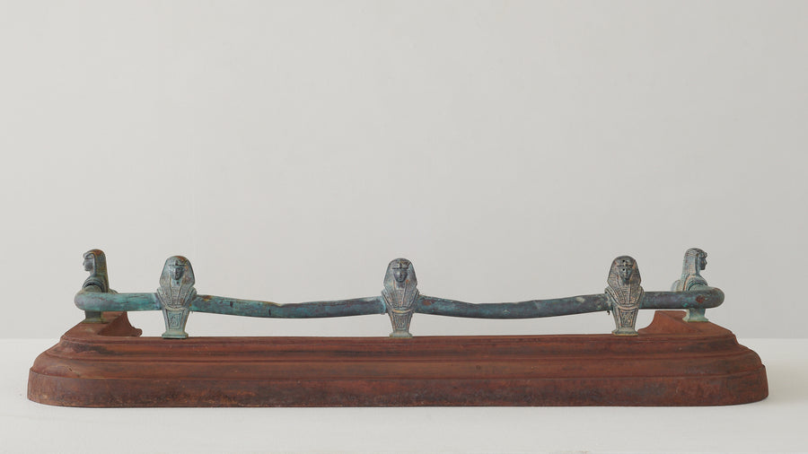EGYPTIAN REVIVAL FIRE FENDER