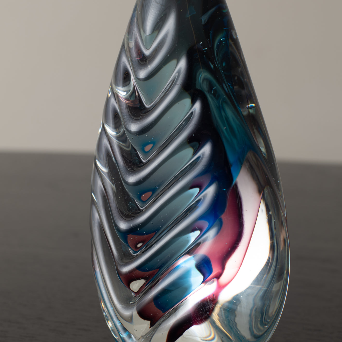 FLAVIO POLI SOMMERSO TEARDROP WITH CHEVRON PATTERN