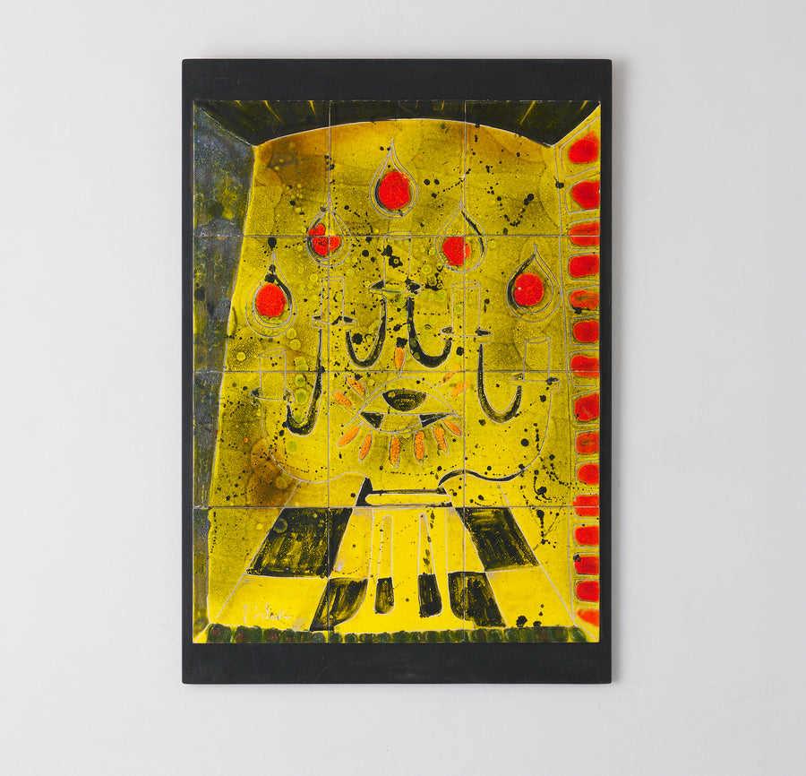 FRENCH CERAMIC PLAQUE