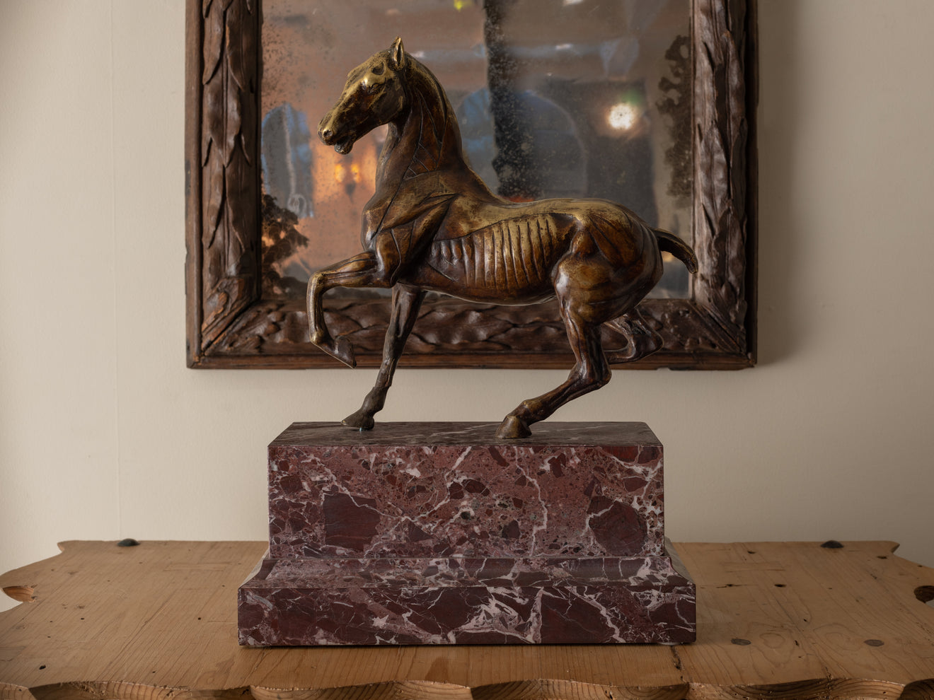 French Horse Sculpture