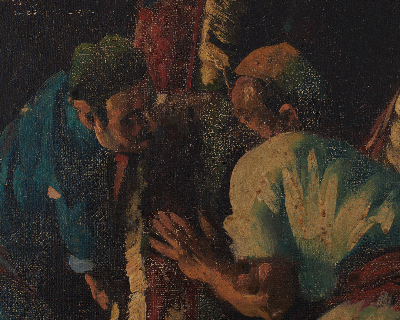 GROUP OIL PAINTING ON CANVAS