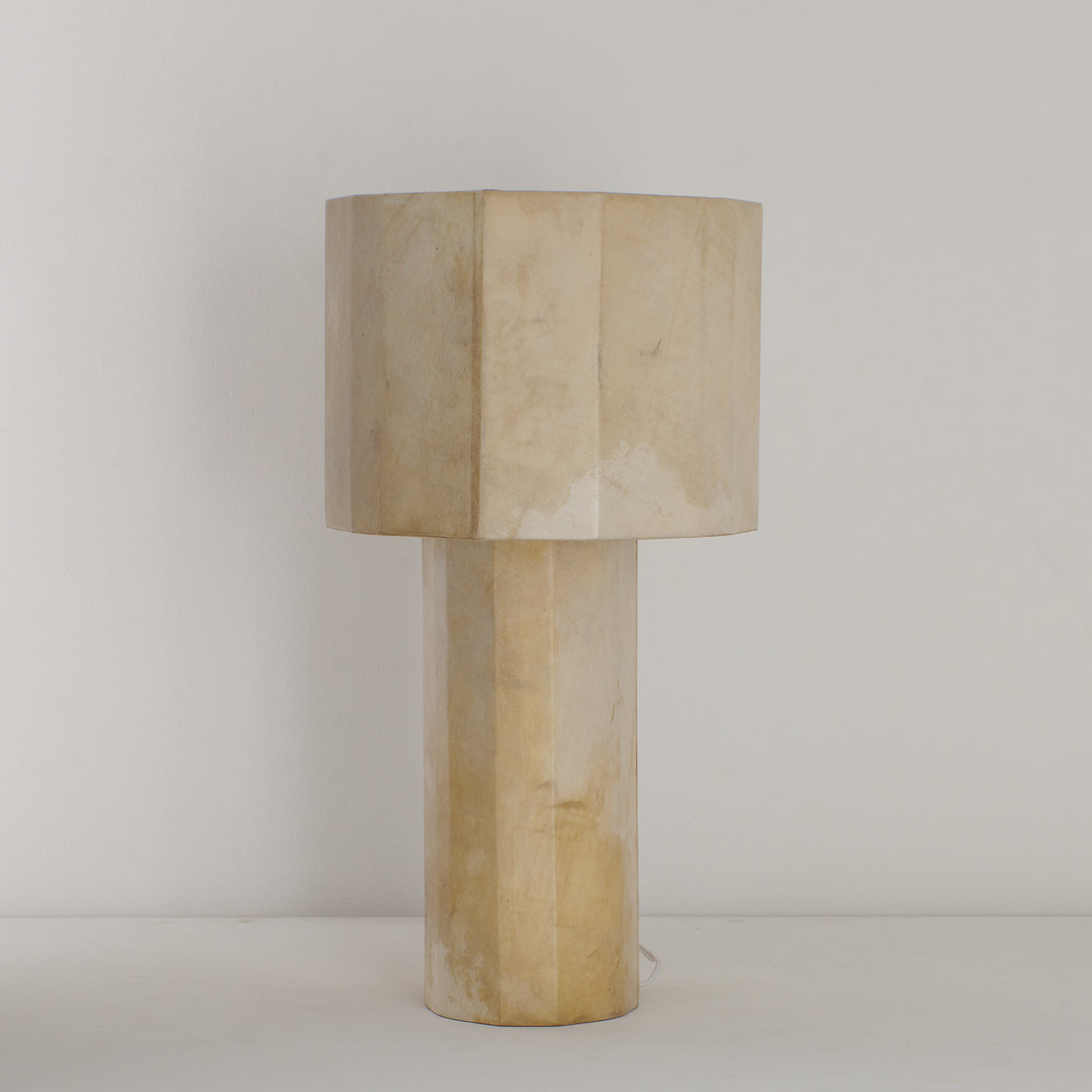 PARCHMENT MERIDA TABLE LAMP, NATURAL