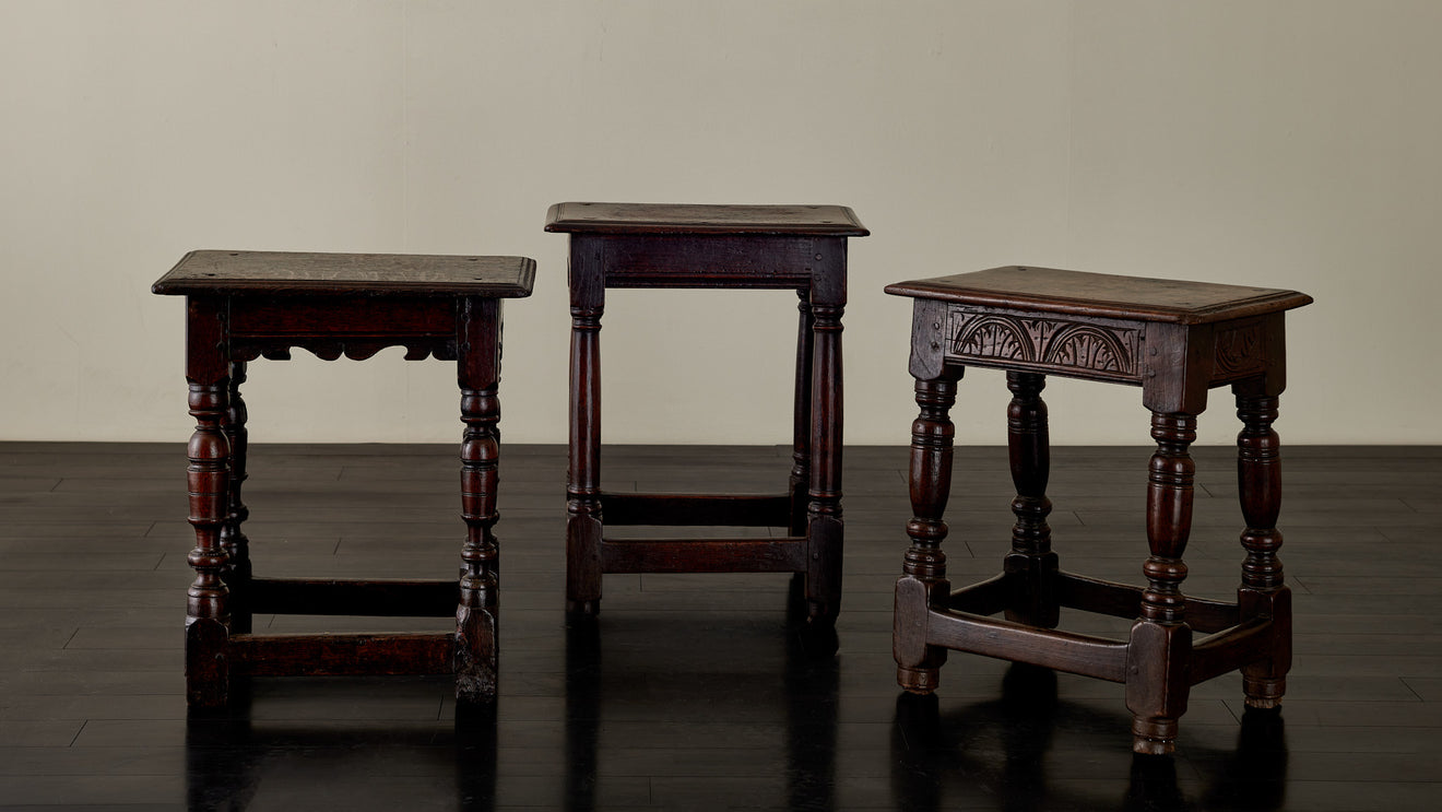 OAK JOINT STOOL(S)