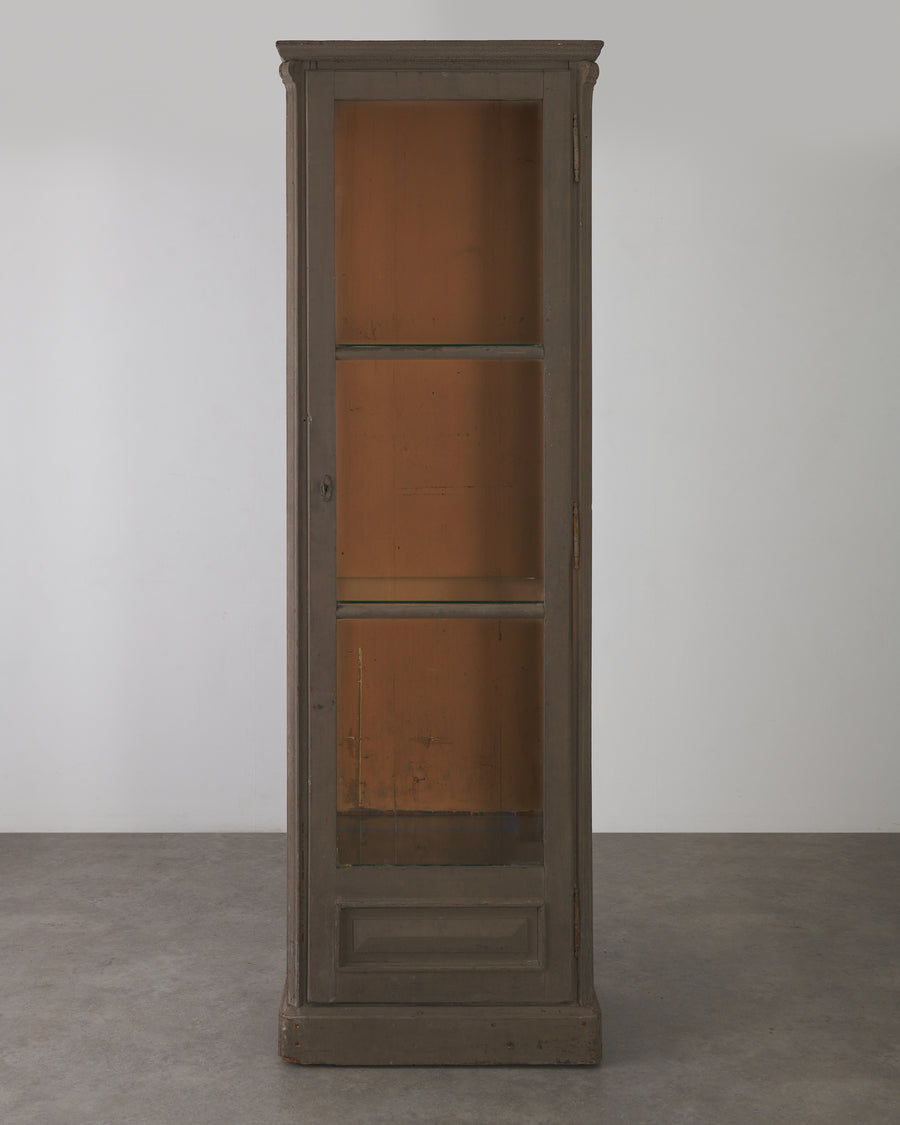 PAINTED COUNTRY FRENCH DISPLAY CABINET