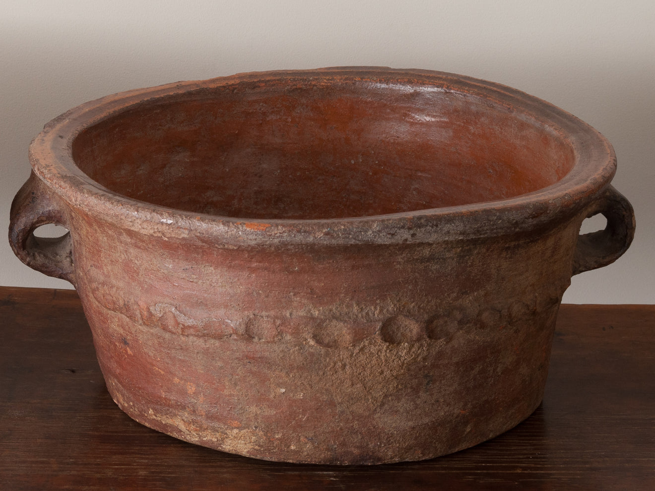 TERRACOTTA COOKING BOWLS, EARLY 19TH C