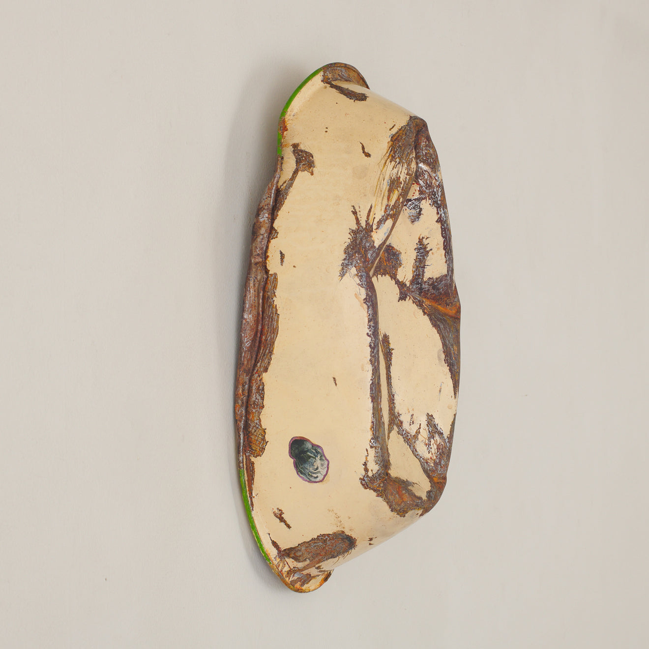 RICHARD HADEN WOOD WASH-PAN: UPSIDE DOWN SCULPTURE