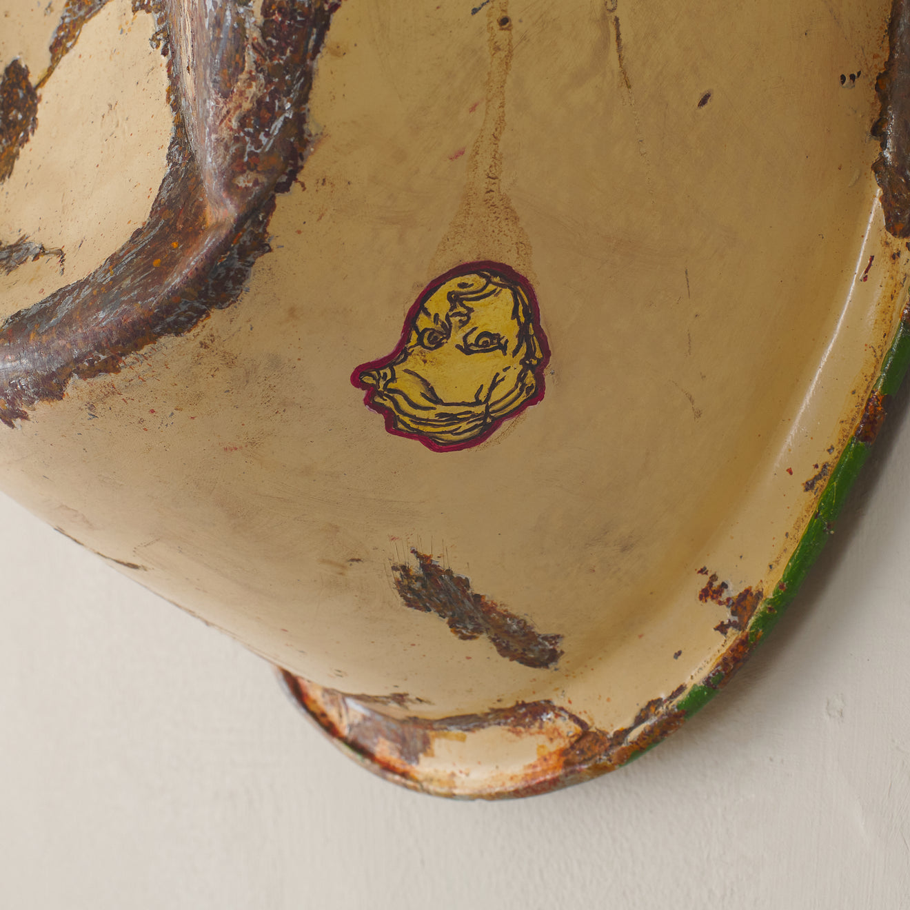 RICHARD HADEN WOOD WASH-PAN: UPSIDE DOWN SCULPTURE