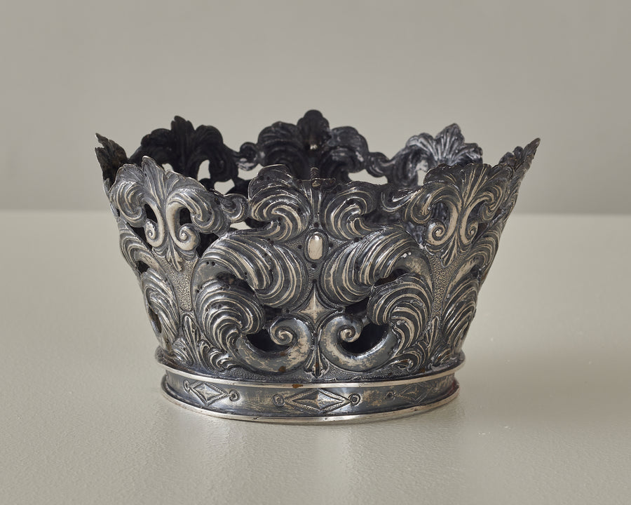 SILVER SPANISH COLONIAL SANTO CROWN