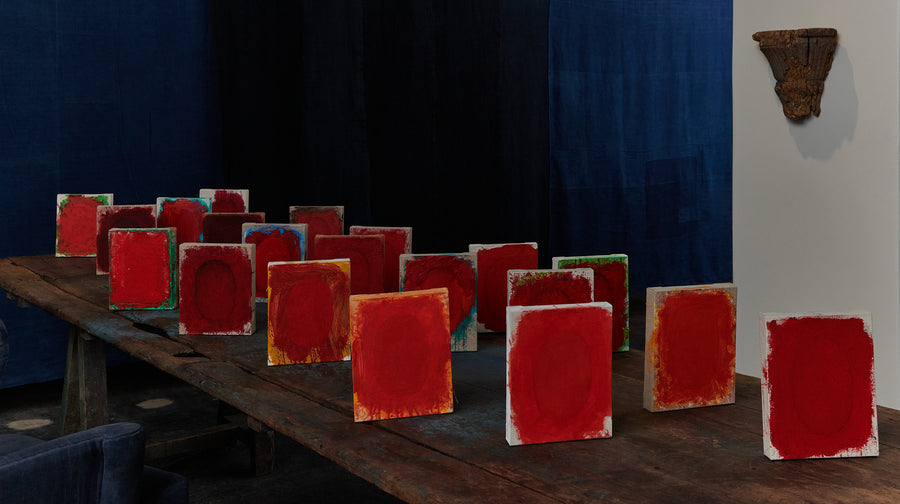 Jeff Price (1954-2018) Collection of 20 lingam paintings