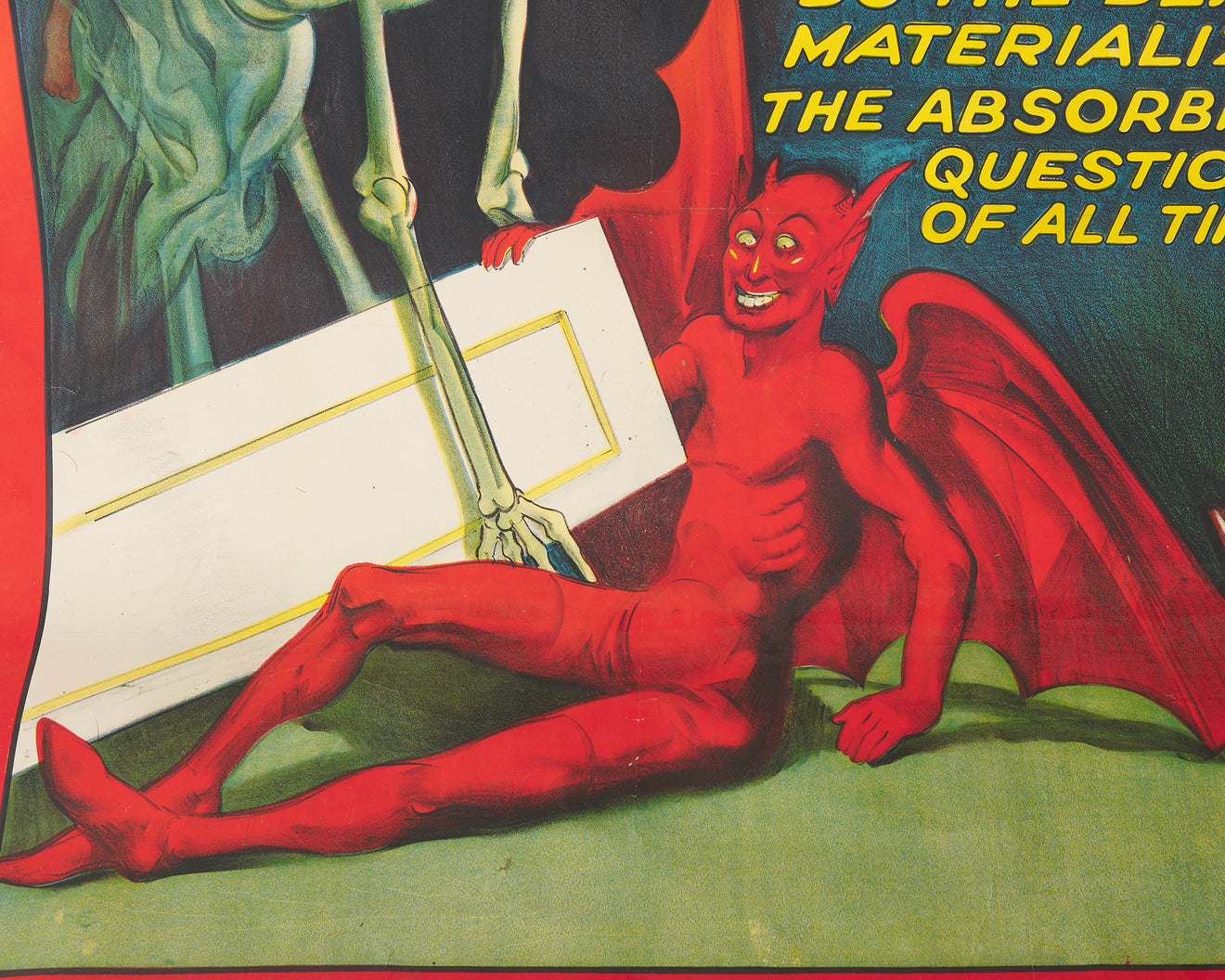 MASSIVE 4 - QUAD CARTER THE GREAT VINTAGE THEATER POSTER