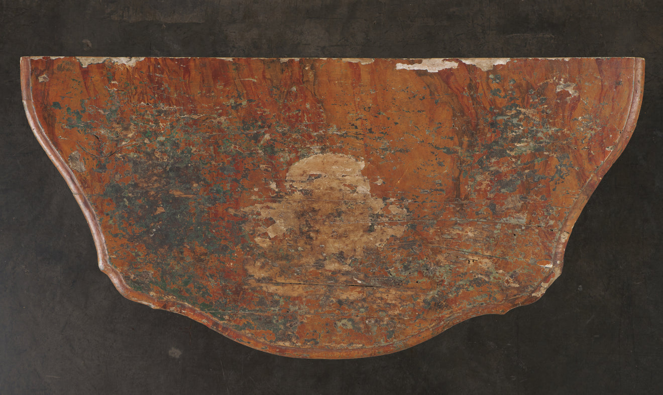 18TH C ITALIAN POLYCHROME CONSOLE
