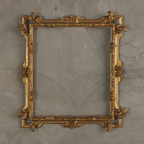 18th C BOLOGNESE GILDED FRAME, LARGE