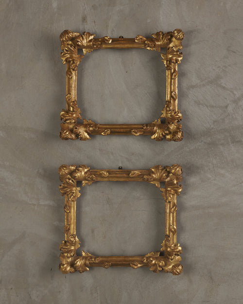 18th C BOLOGNESE GILDED FRAME(s), SMALL