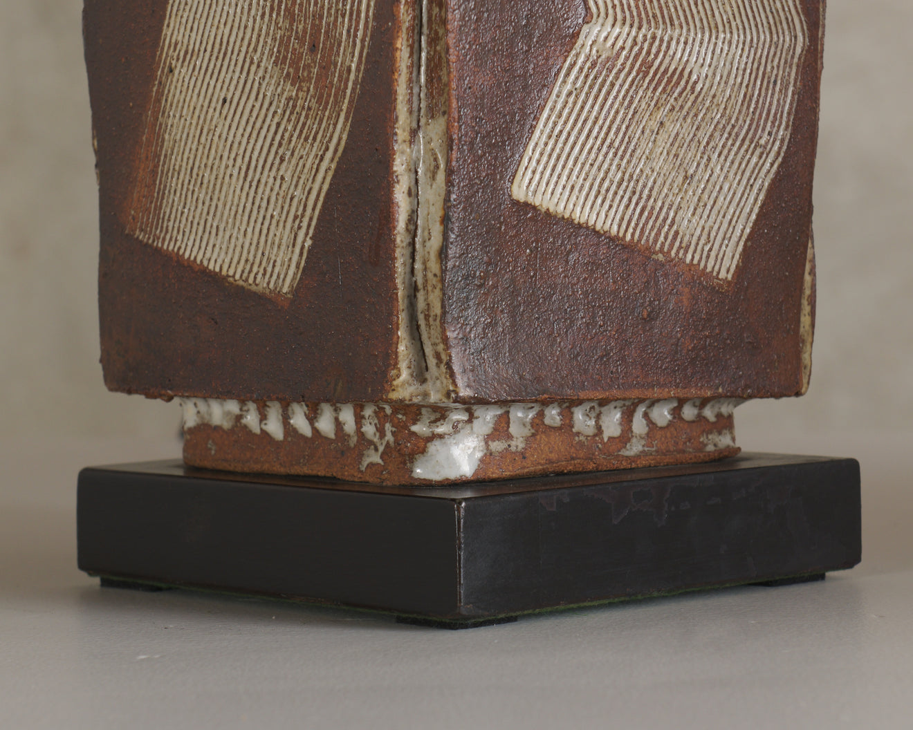 1970S BRUTALIST CERAMIC LAMP