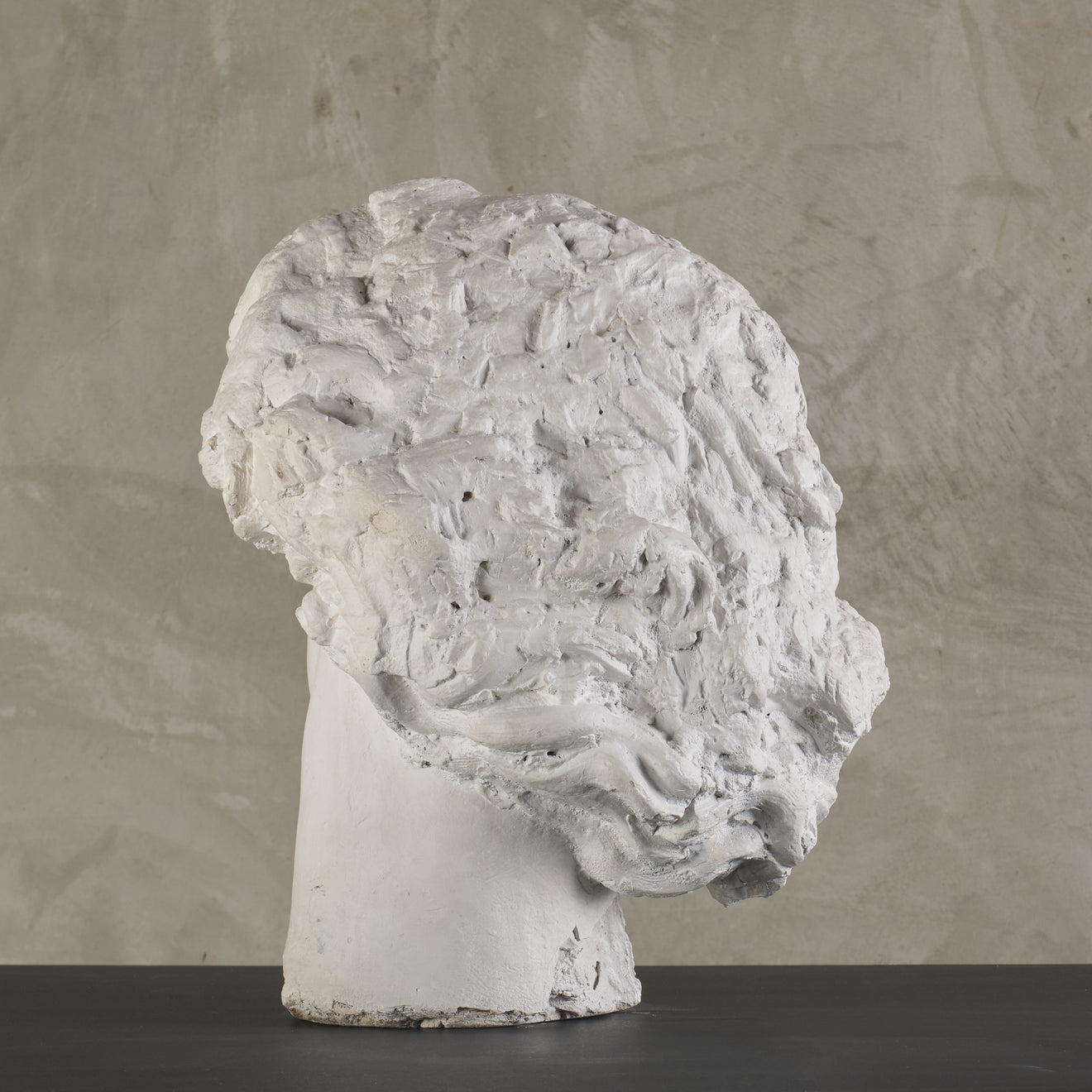 MONUMENTAL  PLASTER HEAD FROM ACADEMIA DE SAN CARLOS, MEXICO CITY, 19th C