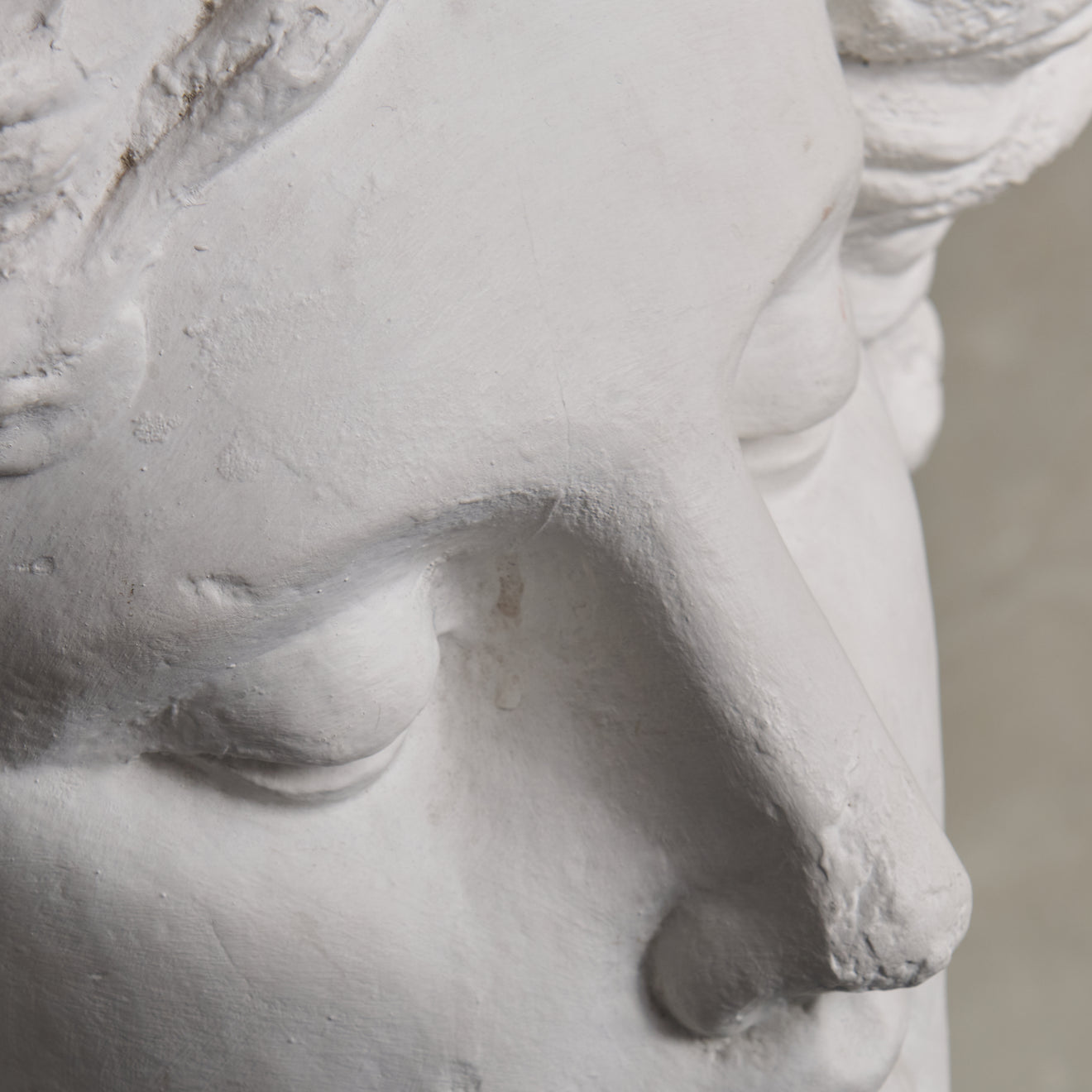 MONUMENTAL  PLASTER HEAD FROM ACADEMIA DE SAN CARLOS, MEXICO CITY, 19th C