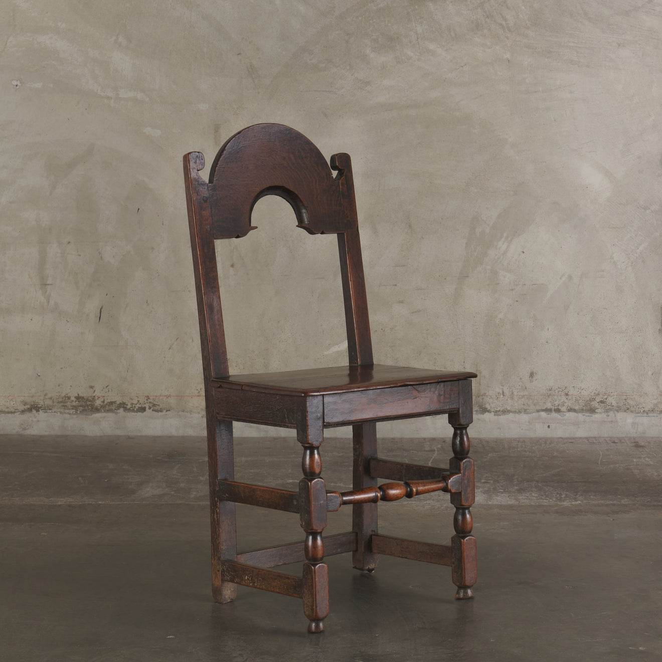 19TH C ENGLISH HALL CHAIR