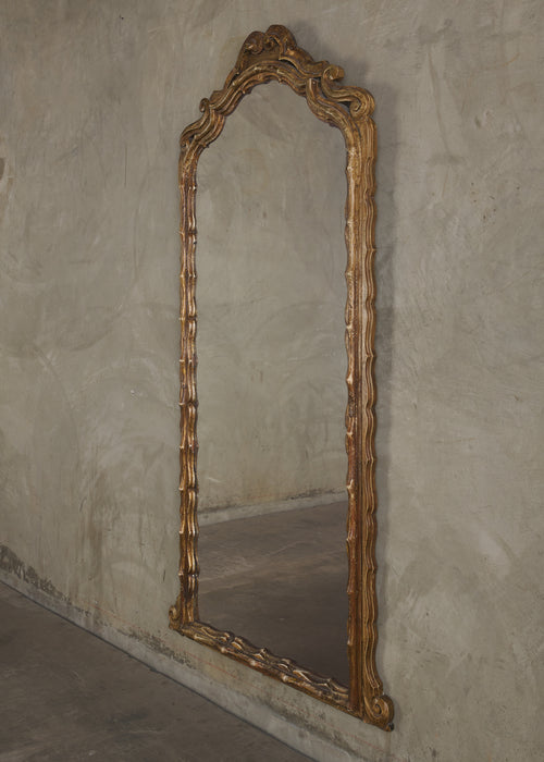 19th C FRAMED DRESSING MIRROR