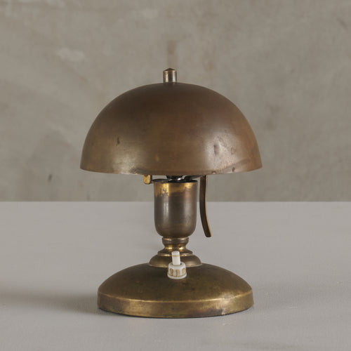 ADJUSTABLE COPPER DOME TABLE LAP IN THE BAUHAUS STYLE