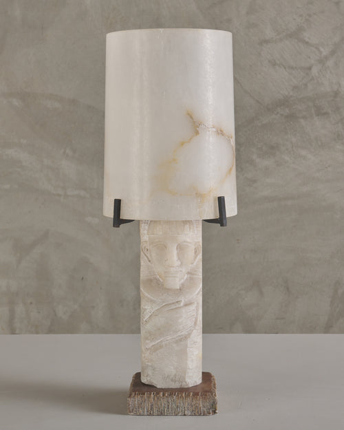 ALABASTER LAMP, SPANISH