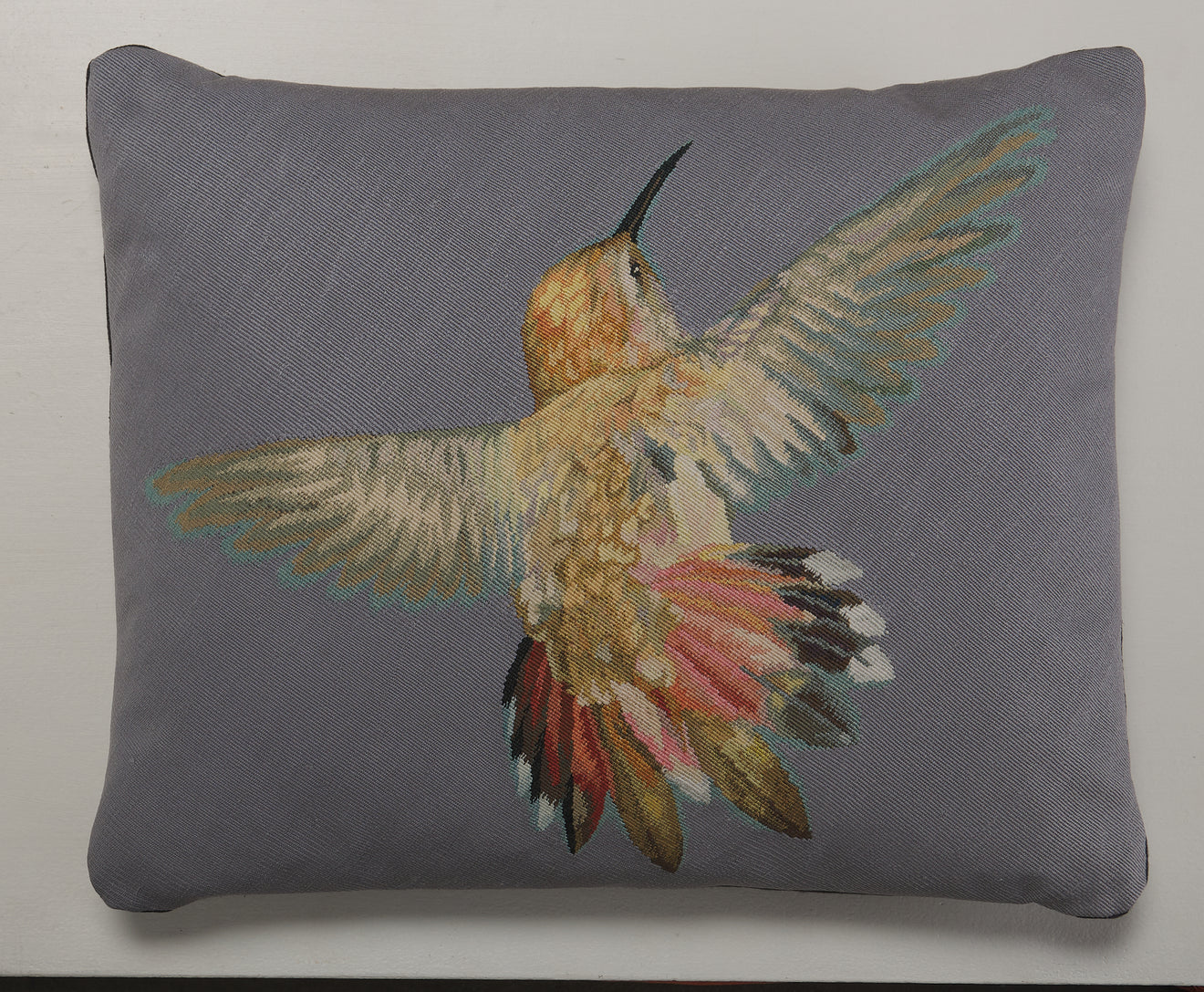 ALEXANDER MCQUEEN AUBUSSON HUMMINGBIRD PILLOW(S), LARGE