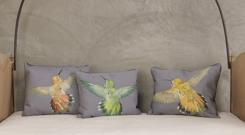 ALEXANDER MCQUEEN AUBUSSON HUMMINGBIRD PILLOW(S), LARGE