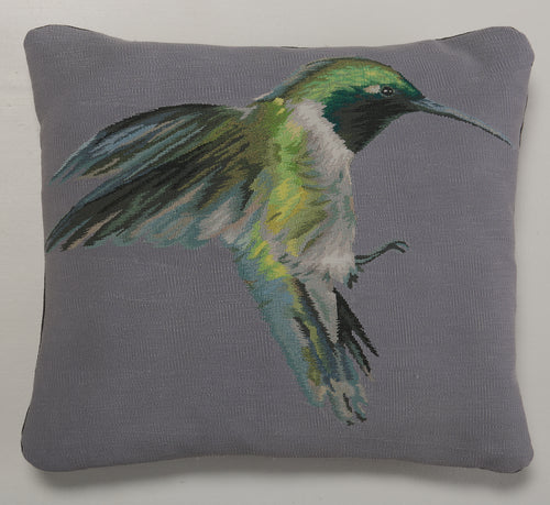 ALEXANDER MCQUEEN AUBUSSON HUMMINGBIRD PILLOW(S), MED