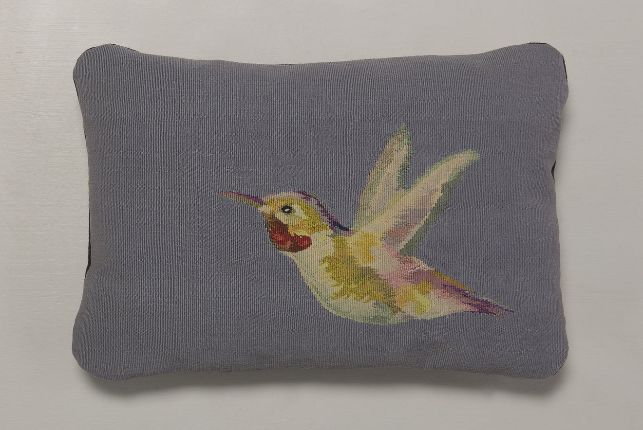 ALEXANDER MCQUEEN AUBUSSON HUMMINGBIRD PILLOW(S), SML