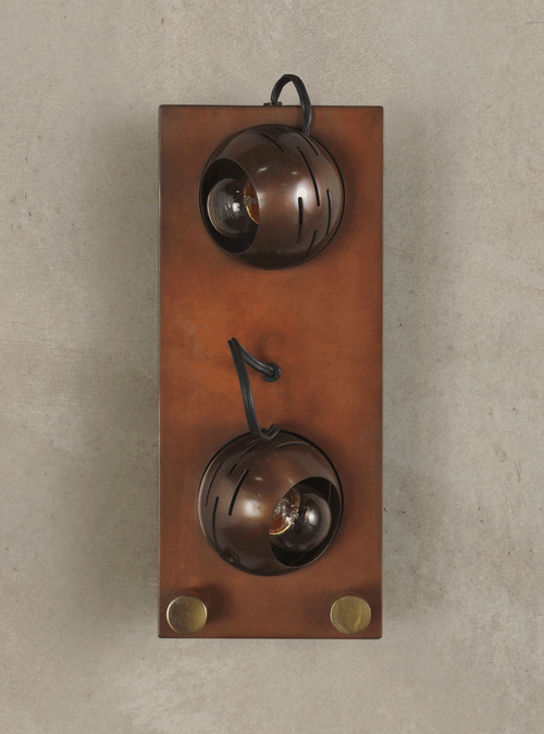ANGELO LELLI ARREDOLUCE SCONCE, MODEL 14140, ITALY , C1972