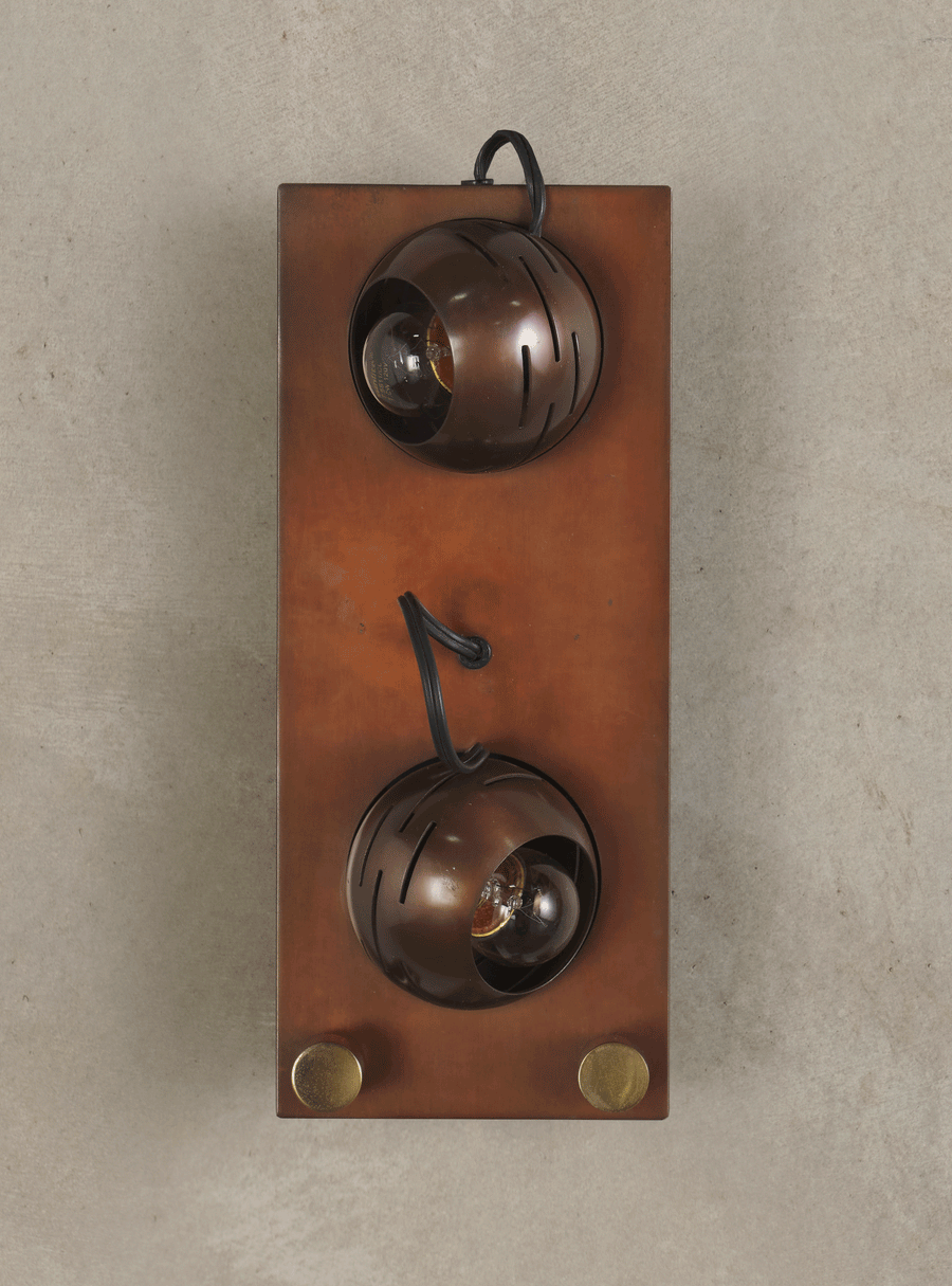 ANGELO LELLI ARREDOLUCE SCONCE, MODEL 14140, ITALY , C1972