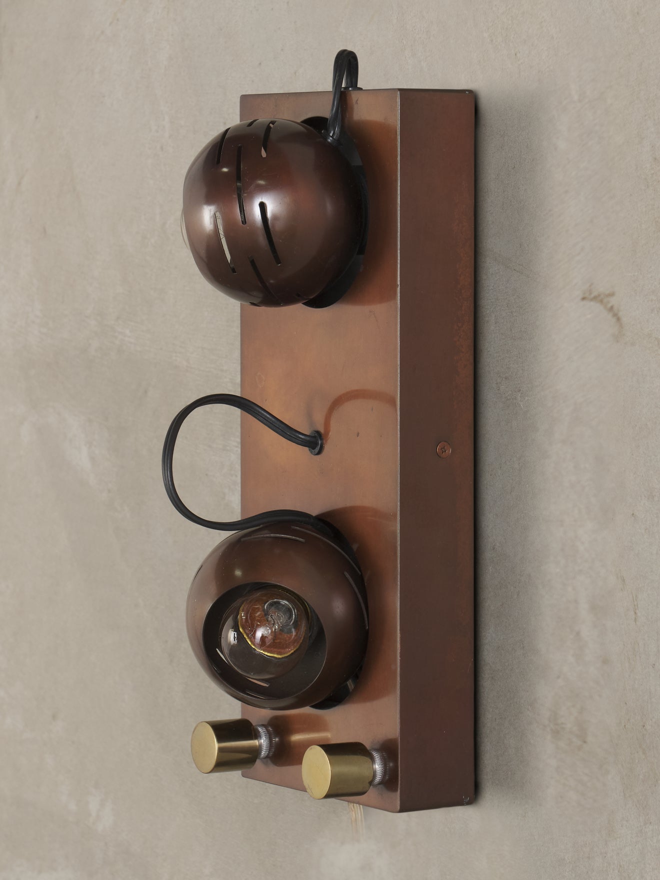 ANGELO LELLI ARREDOLUCE SCONCE, MODEL 14140, ITALY , C1972