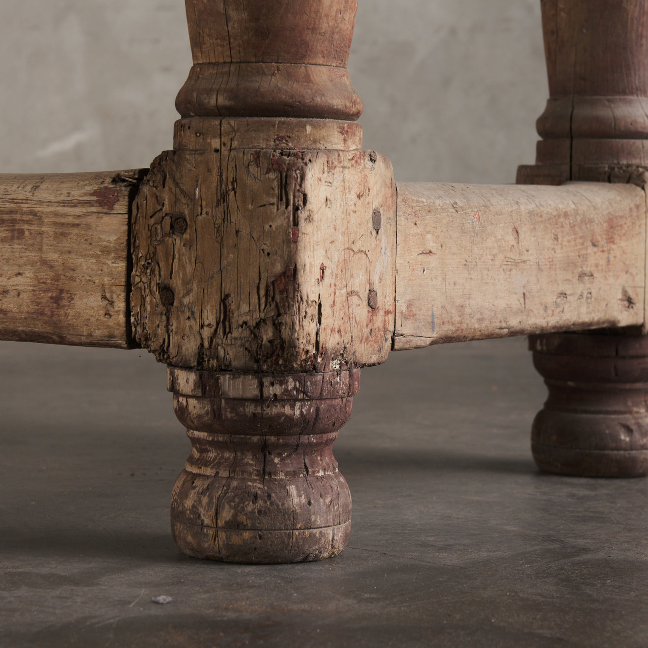ANTIQUE SPANISH COLONIAL FARM TABLE, 19TH C