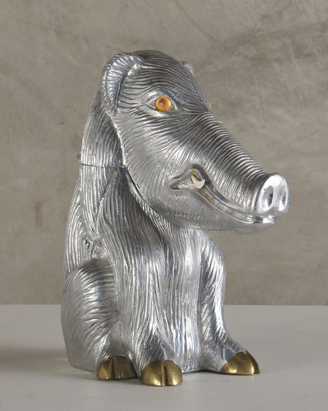 ARTHUR COURT WILD BOAR WINE COOLER/ICE BUCKET, 1986 – Blackman Cruz