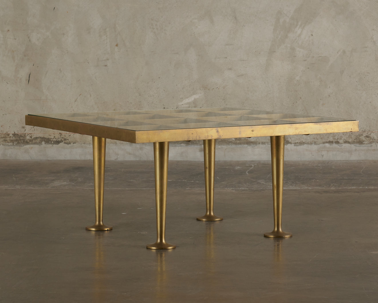 ARTURO PANI BRASS COFFEE TABLE