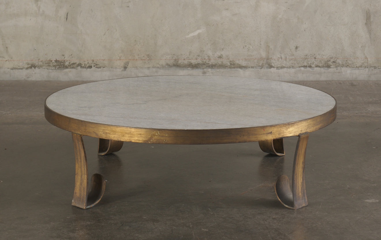 ARTURO PANI MARBLE TOP COFFEE TABLE, 1950s