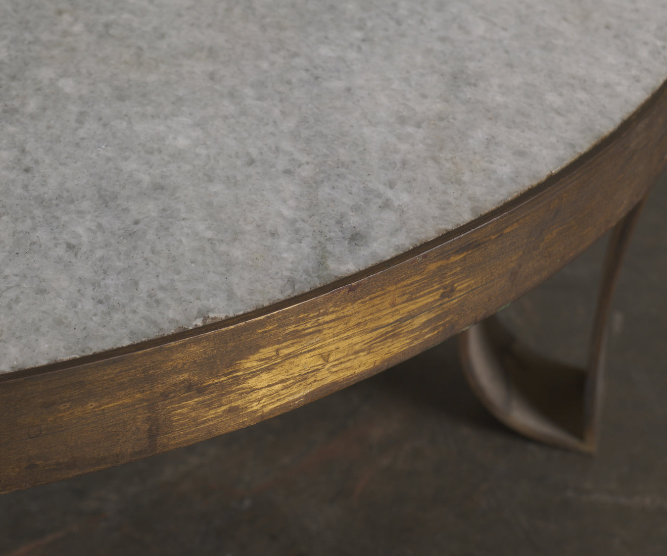 ARTURO PANI MARBLE TOP COFFEE TABLE, 1950s