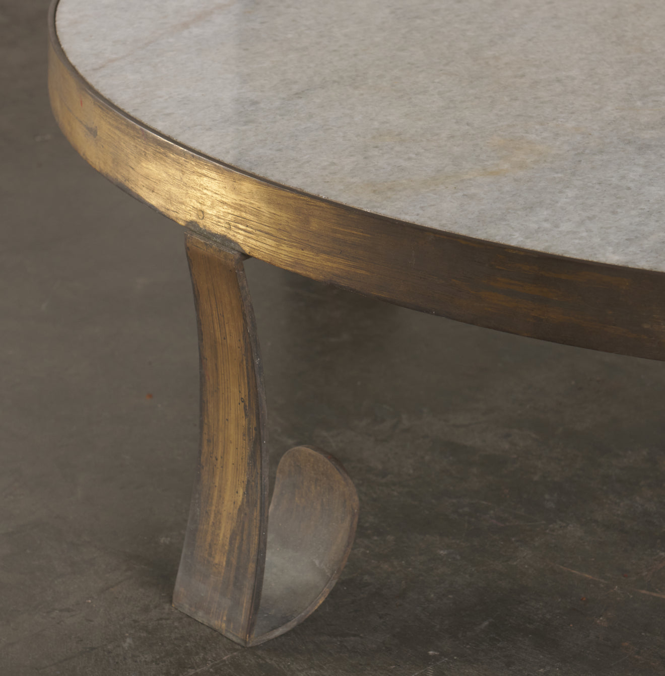 ARTURO PANI MARBLE TOP COFFEE TABLE, 1950s