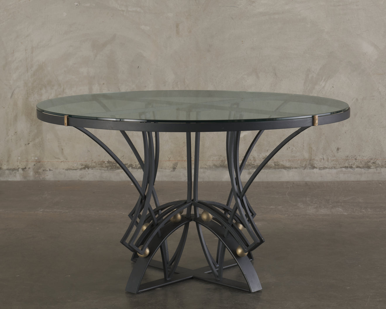 ARTURO PANI (1915-1981) IRON DINING TABLE, c1970