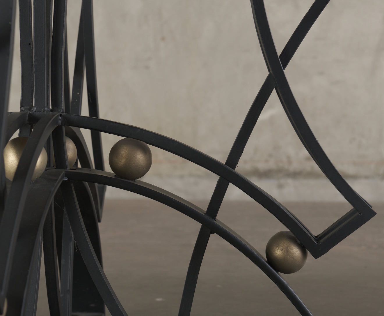 ARTURO PANI (1915-1981) IRON DINING TABLE, c1970