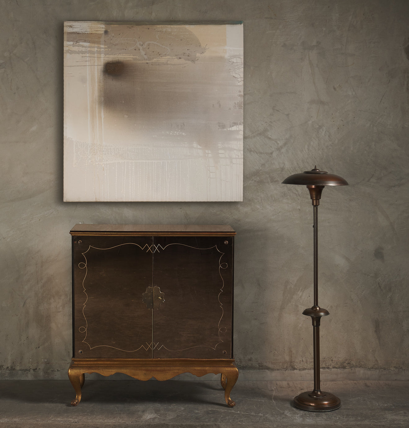 ADJUSTABLE ARCHITECTURAL FLOOR LAMP, USA, 1930