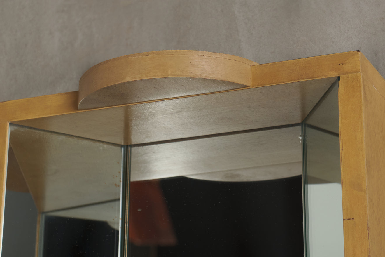 BAUSCH & LOMB WALL HANGING MIRROR, MID 20TH C