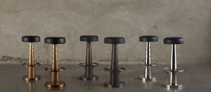 てつ BACCHUS STOOL ZANAT MONICA FORSTER NERA LINES STOOL BLACK | GARDE – Garde